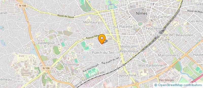 localisation de l'entreprise MONSIEUR MARWAN AIT ABDELLAOILI  NIMES