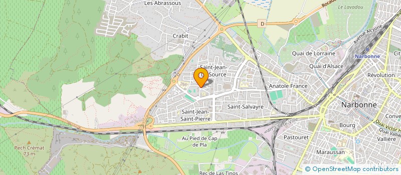 localisation de l'entreprise MONSIEUR MARWAN ARABAT  NARBONNE