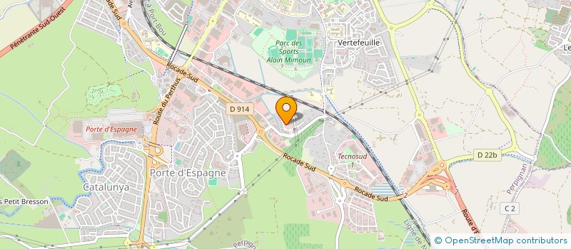 localisation de l'entreprise MONSIEUR MARWAN AZARGUI  PERPIGNAN