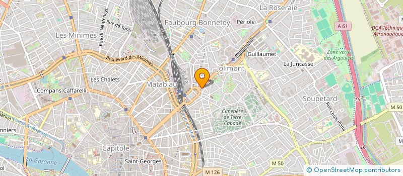 localisation de l'entreprise MONSIEUR MARWAN AZIAKPO  TOULOUSE