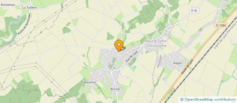 localisation de l'entreprise MONSIEUR MARWAN AZOUGUAGH  BOURG-SAINT-CHRISTOPHE