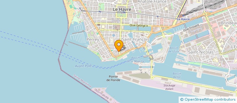 localisation de l'entreprise MONSIEUR MARWAN BADA  LE HAVRE