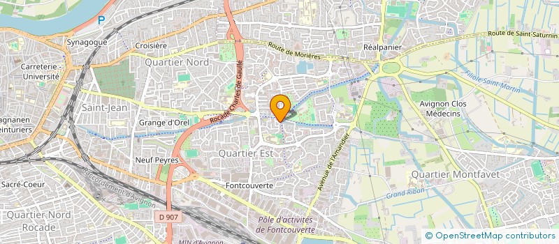 localisation de l'entreprise MONSIEUR MARWAN BALI  LE PONTET