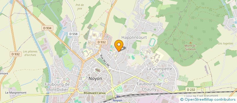localisation de l'entreprise MONSIEUR MARWAN BEN ALLOUCH à NOYON