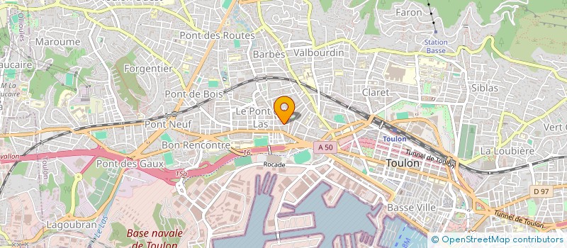 localisation de l'entreprise MONSIEUR MARWAN BEN AMEUR  TOULON