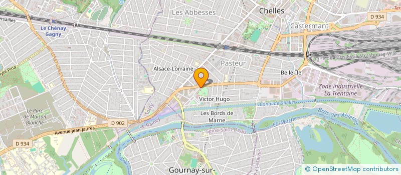 localisation de l'entreprise MONSIEUR MARWAN BEN MAHMOUD  CHELLES