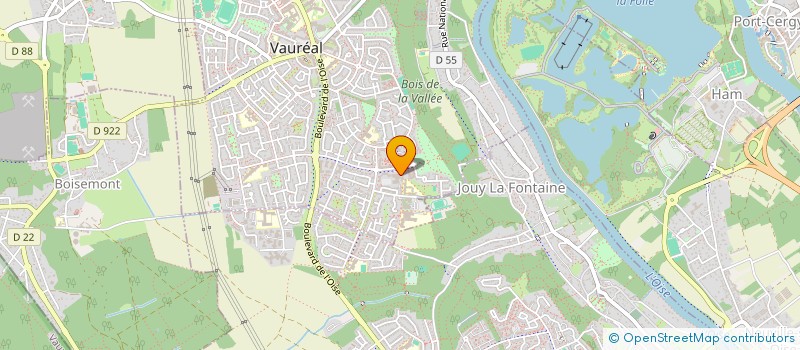 localisation de l'entreprise MONSIEUR MARWAN BENSIKHALED  VAUREAL