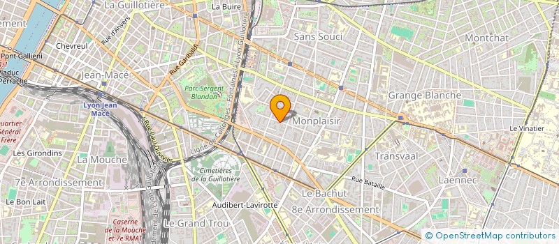 localisation de l'entreprise MONSIEUR MARWAN BENTRIOU  LYON