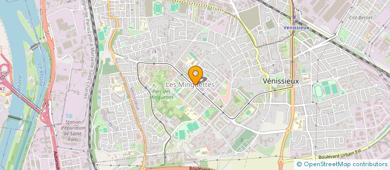 localisation de l'entreprise MONSIEUR MARWAN CHERGUI  VENISSIEUX