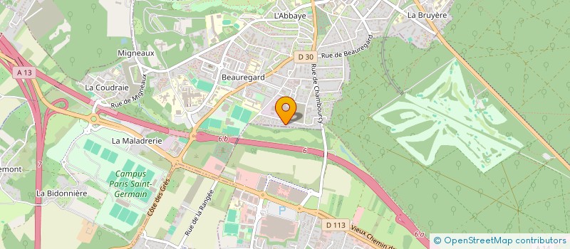 localisation de l'entreprise MONSIEUR MARWAN EL ABDI  POISSY