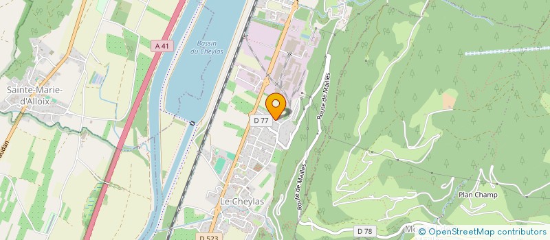 localisation de l'entreprise MONSIEUR MARWAN EL MALLA  SAINT-MARTIN-D'HERES