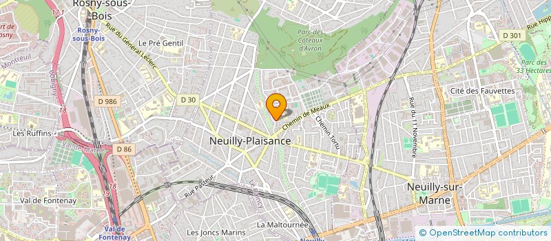 localisation de l'entreprise MONSIEUR MARWAN ERRACHIDI  NEUILLY-PLAISANCE