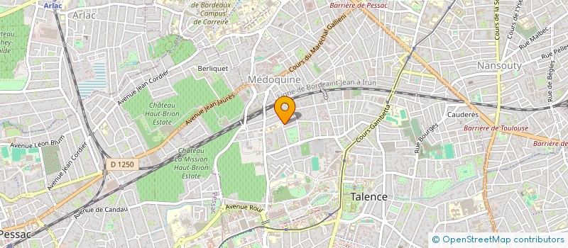 localisation de l'entreprise MONSIEUR MARWAN ESCOULAN  TALENCE