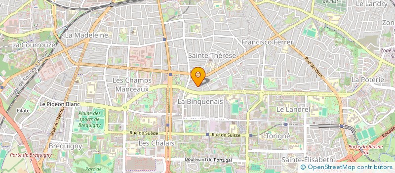 localisation de l'entreprise MONSIEUR MARWAN GUENOUNE  RENNES