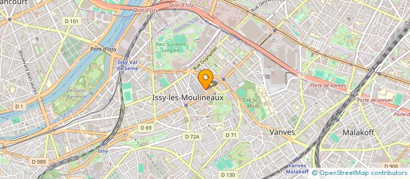 localisation de l'entreprise MONSIEUR MARWAN KHANNOUSSI à ISSY-LES-MOULINEAUX