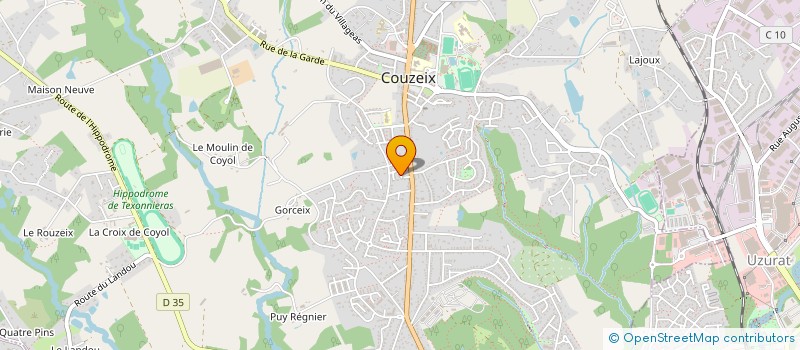 localisation de l'entreprise MONSIEUR MARWAN KOUCHA à COUZEIX