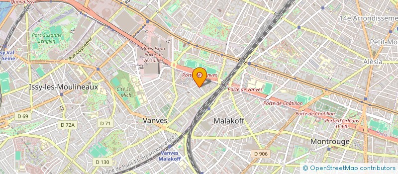 localisation de l'entreprise MONSIEUR MARWAN LOUZI  VANVES