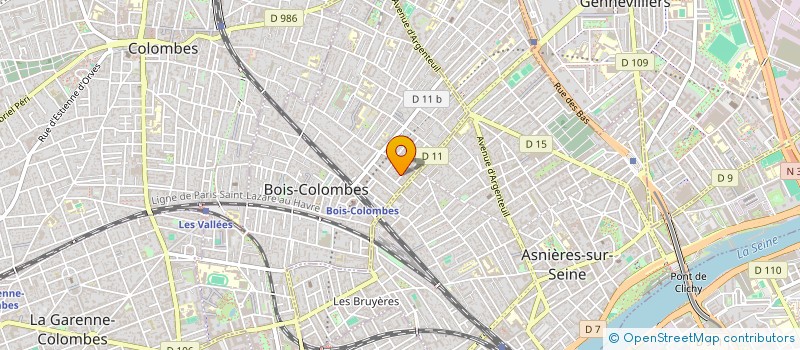 localisation de l'entreprise MONSIEUR MARWAN MEDJAHED à BOIS-COLOMBES