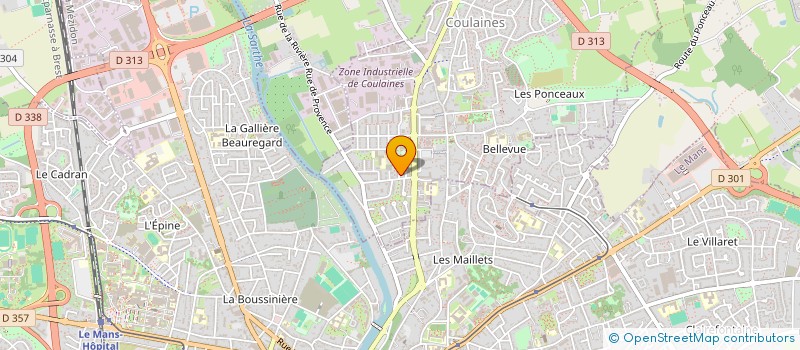 localisation de l'entreprise MONSIEUR MARWAN MENU  COULAINES