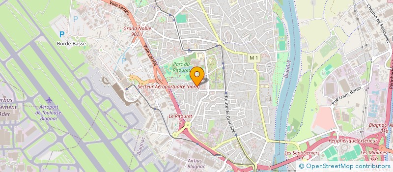 localisation de l'entreprise MONSIEUR MARWAN NATI  BLAGNAC