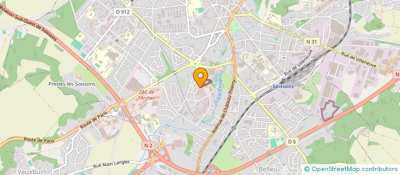 localisation de l'entreprise MONSIEUR MARWAN OUNISSI à SOISSONS