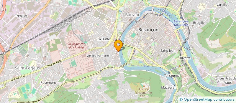 localisation de l'entreprise MONSIEUR MARWAN SHIBANI  BESANCON