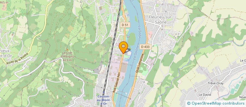 localisation de l'entreprise MONSIEUR MARWAN SOUEI  ALBIGNY-SUR-SAONE