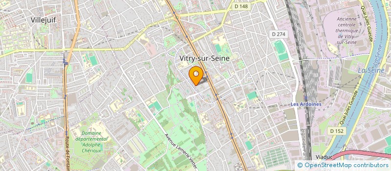 localisation de l'entreprise MONSIEUR MARWAN TRABELSI  VITRY-SUR-SEINE