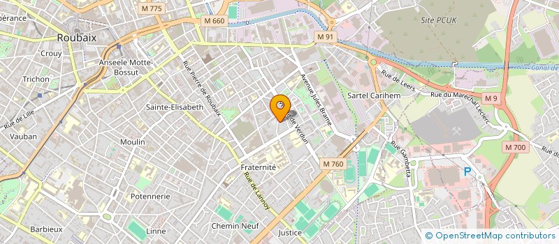 localisation de l'entreprise MONSIEUR MARWAN ZAROURI  ROUBAIX