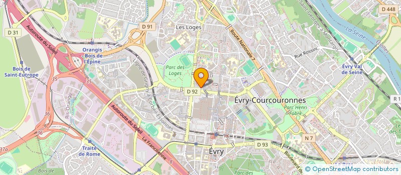 localisation de l'entreprise MONSIEUR MARWAN ZEKRI à EVRY-COURCOURONNES