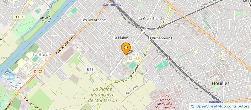 localisation de l'entreprise MONSIEUR MARWANE AINOUZ  SARTROUVILLE