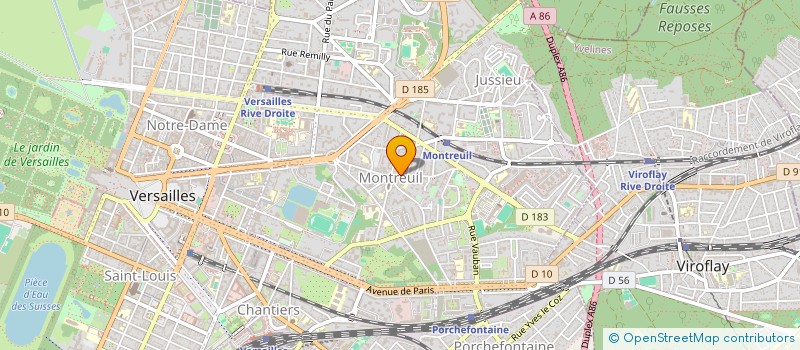 localisation de l'entreprise MONSIEUR MARWANE AMROUCH à VERSAILLES