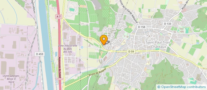 localisation de l'entreprise MONSIEUR MARWANE AROUI  SAINT-PAUL-TROIS-CHATEAUX