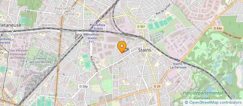 localisation de l'entreprise MONSIEUR MARWANE BELMAATI CHERKAOUI à STAINS