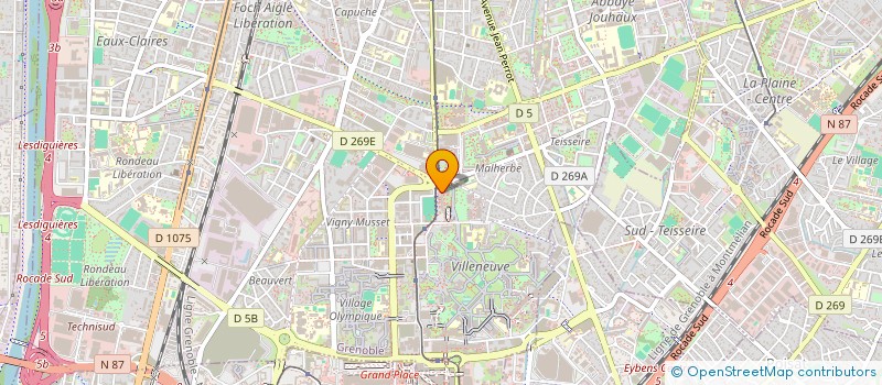 localisation de l'entreprise MONSIEUR MARWANE BOUIX  GRENOBLE