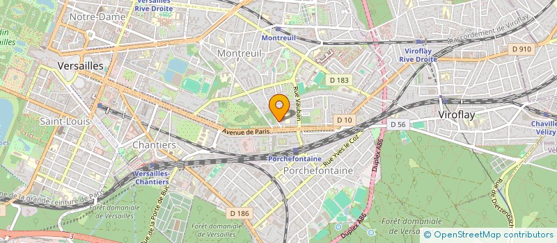 localisation de l'entreprise MONSIEUR MARWANE CHAHED à VERSAILLES