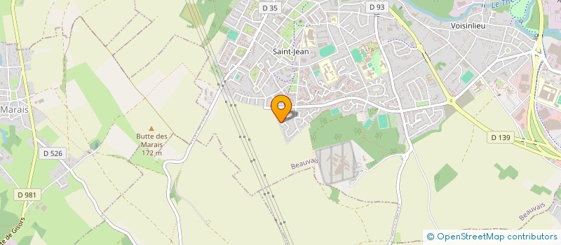 localisation de l'entreprise MONSIEUR MARWANE EL HAFYANI  BEAUVAIS