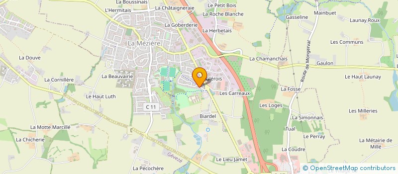 localisation de l'entreprise MONSIEUR MARWANE EL HANI  LA MEZIERE