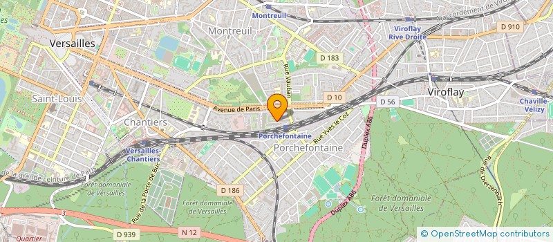 localisation de l'entreprise MONSIEUR MARWANE HAKKAR à VERSAILLES