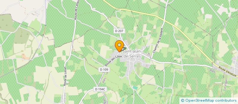 localisation de l'entreprise MONSIEUR MARWANE HILMI  SAINT-JEAN-DE-SERRES