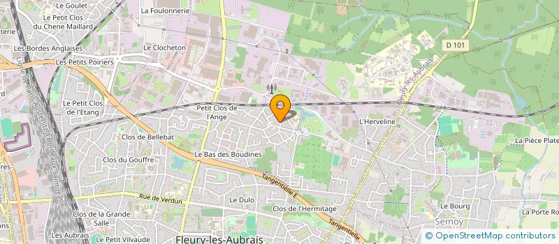 localisation de l'entreprise MONSIEUR MARWANE KHALLOUF à FLEURY-LES-AUBRAIS