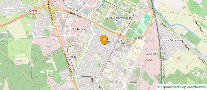 localisation de l'entreprise MONSIEUR MARWANE KOUBIA à ORLEANS