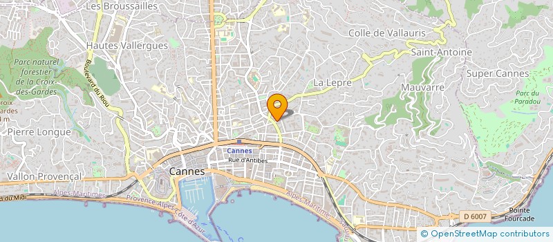localisation de l'entreprise MONSIEUR MARWANE MENEBHI à CANNES