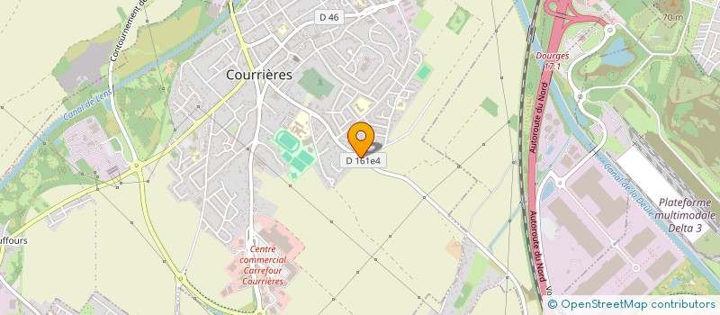 localisation de l'entreprise MONSIEUR MARWANE MENET  COURRIERES