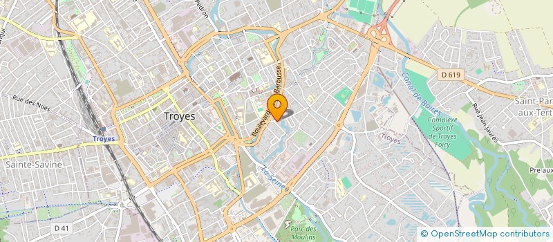 localisation de l'entreprise MONSIEUR MARWANE MONYR  TROYES