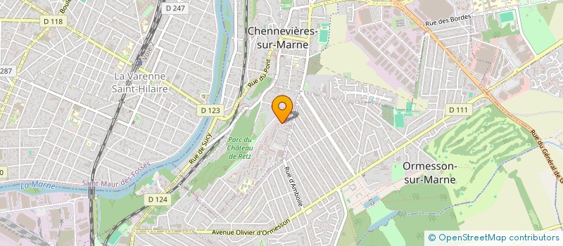 localisation de l'entreprise MONSIEUR MARWANE NAJI  CHENNEVIERES-SUR-MARNE