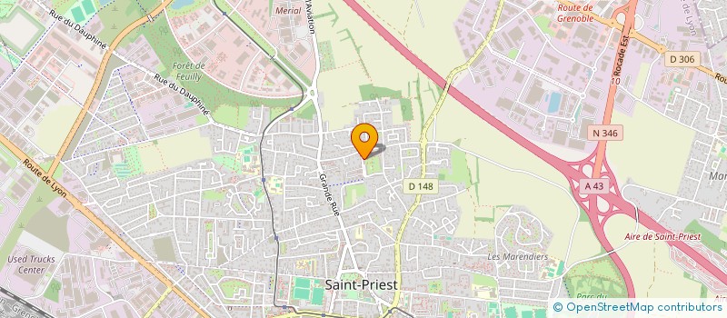 localisation de l'entreprise MONSIEUR MARWANE RAHMANI  SAINT-PRIEST