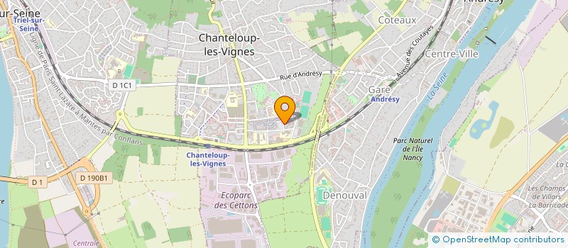 localisation de l'entreprise MONSIEUR MARWANE SALIM  CHANTELOUP-LES-VIGNES