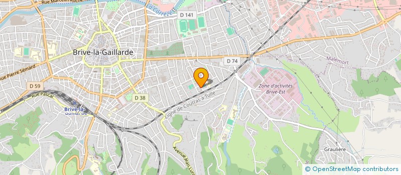 localisation de l'entreprise MONSIEUR MARWANE SOUDJAE  BRIVE-LA-GAILLARDE