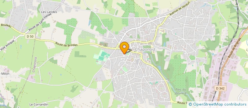 localisation de l'entreprise MONSIEUR MARWEN BEN WADA  CHAPONOST